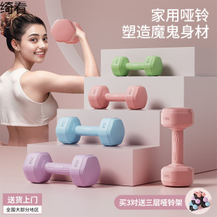 Dumbbells for Women, Fitness Equipment for Home, Slim Belly Barbell, Kettlebells, Children, Teenagers, Female Small Dumbbells, a Pair