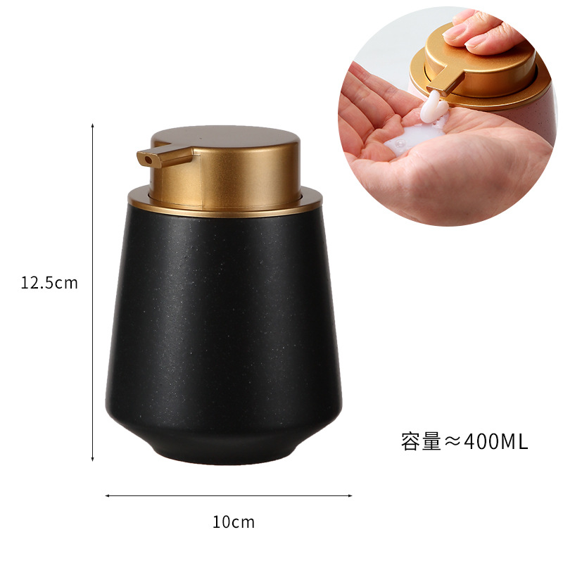 Loción de oro cubierta geométrica borde recto Negro