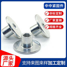 厂家直供不锈钢注 碳钢塑螺母大平底螺母铁板螺母法兰t型螺母