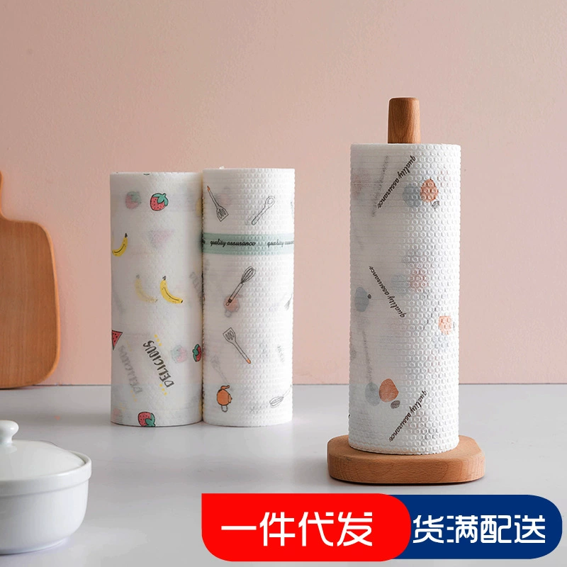 Кухонная одноразовая салфетка Yiyue сPrinted нейлоновая ткань, моечная чашка, чистка грязи, многоцелочная уборка