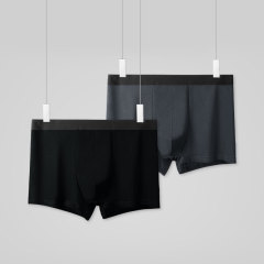 Men's pure cotton underwear, men's summer comfortable breathable single-breasted pants, cotton sports large size four-sided underwear wholesale