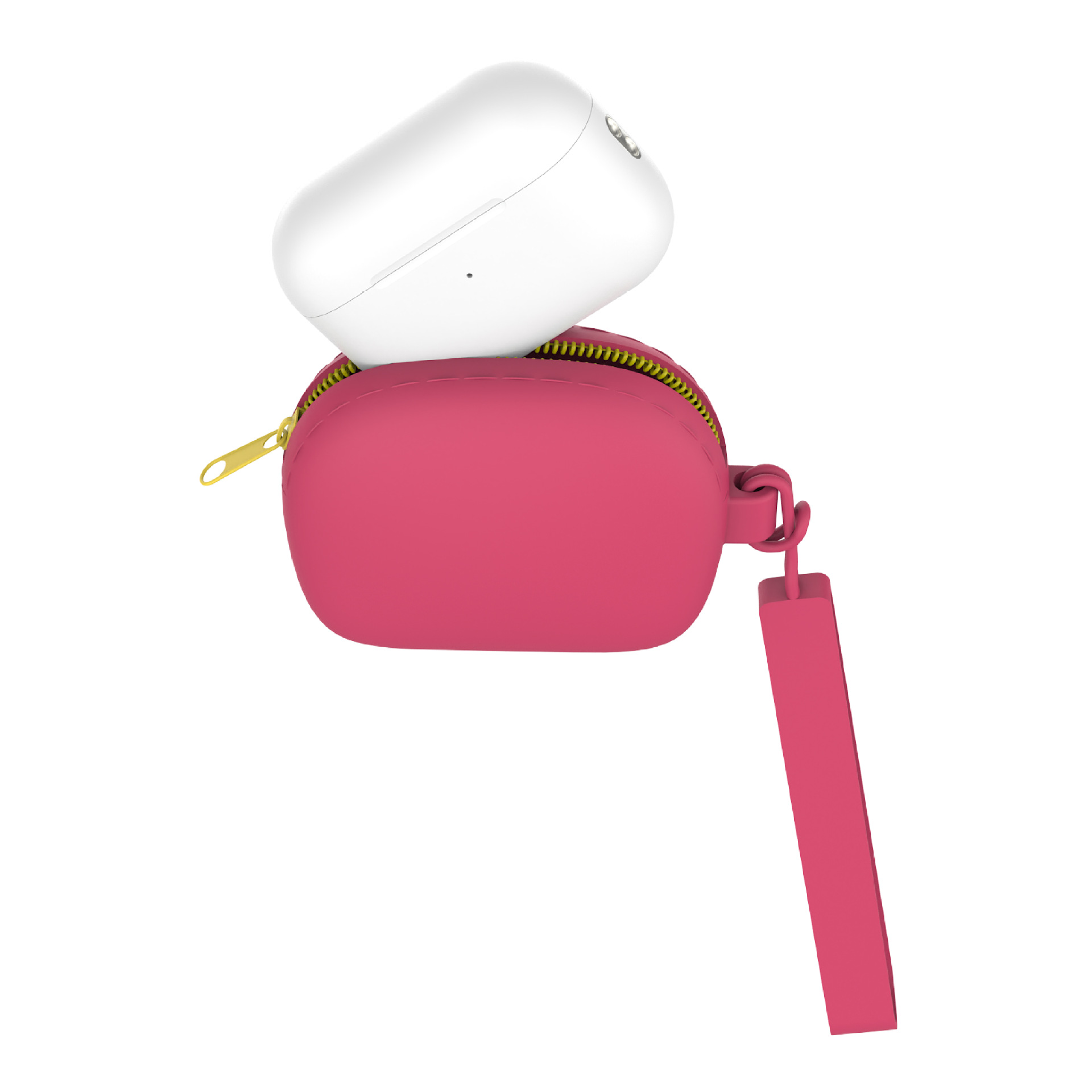 适用苹果Airpods1/2/3/4/Pro2/Pro3拉链蓝牙保护套耳机壳收纳袋