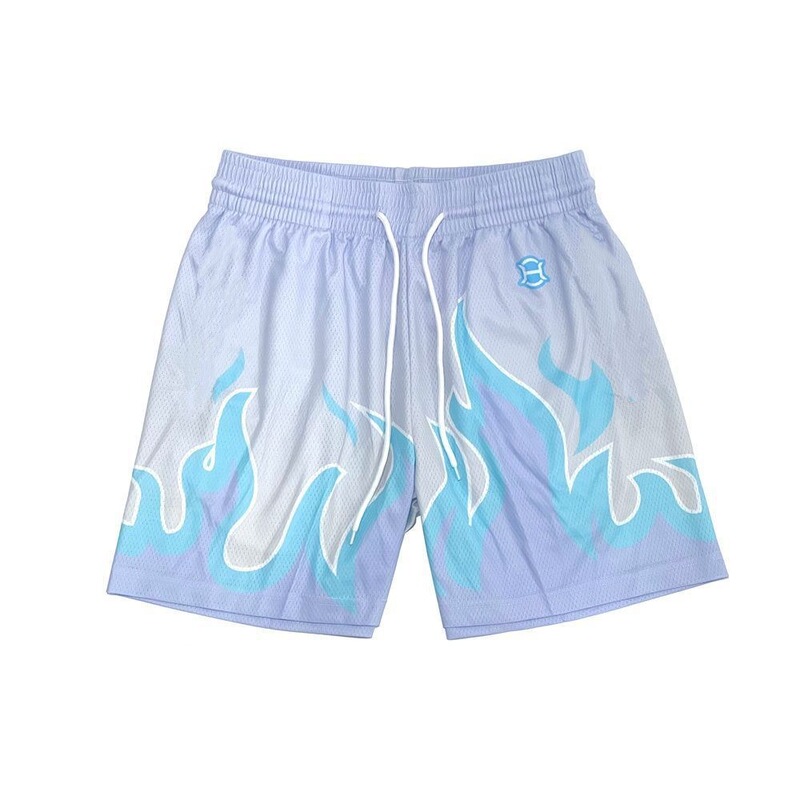 Flame Basketball Shorts for Men and Women, American-Style Sports Quick-Dry Breathable Casual Loose Shorts with Cute Cartoon Print for Women Flame Basketball Shorts for Men and Women, American-Style Sports Quick-Dry Breathable Casual Loose Shorts with Cute Cartoon Print for Women