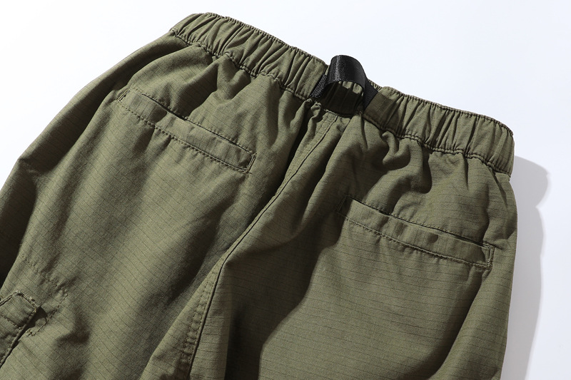 Pantaloni cargo uomo taglio dritto oversize stile casual streetwear_voghion.com