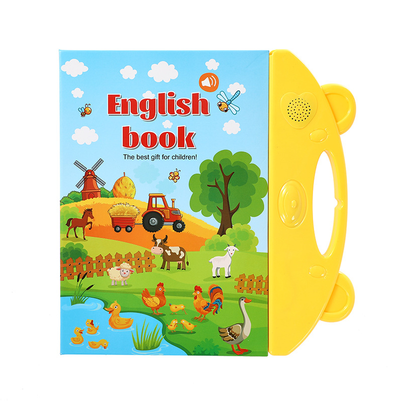 Inglés infantil enseñanza temprana con el dedo de lectura de audiolibros infantiles inglés iluminación cognitiva libros de lectura electrónicos inteligentes juguetes