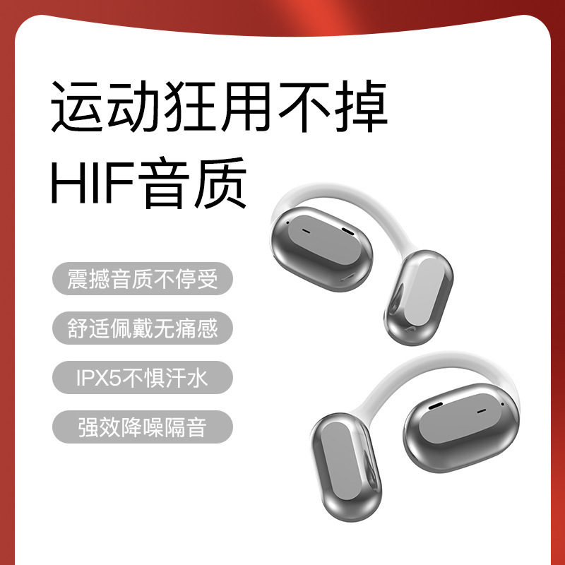 New k30 air conduction OWS ear-hanging Bluetooth headset does not touch the ear Real Wireless binaural noise reduction sports bone conduction