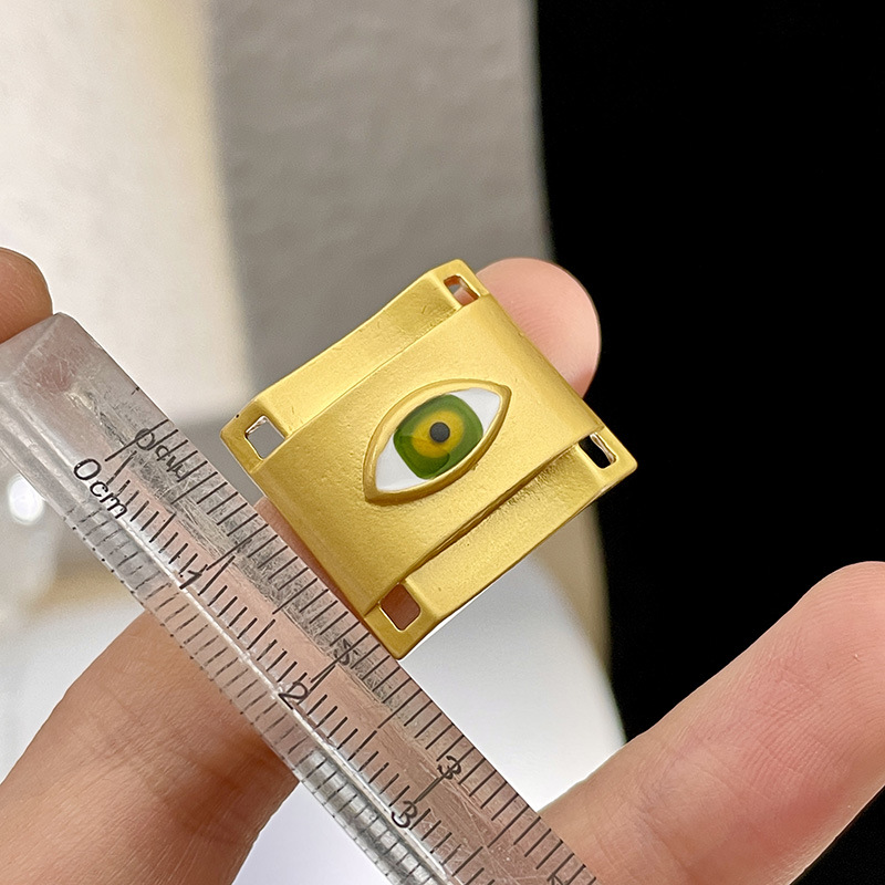 20g Weight Earrings, Necklace Classification 1 Piece, 1 Pair Quantity Street Occasion Alloy Material Eye Pattern Unisex Gender Plating Design Hip-Hop, Punk Style Hip-Hop Punk Eye Alloy Plating Unisex Earrings Necklace 无