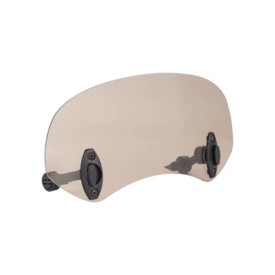 Height-Adjustable Small Windscreen, Motorcycle front windshield - small-windshield-gray