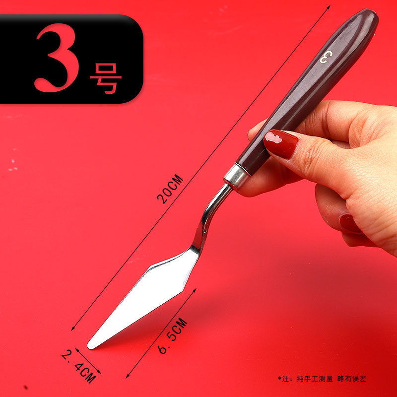 Pintura al óleo de plástico raspador pintura paleta cuchillo arte acrílico gouache pintura raspador