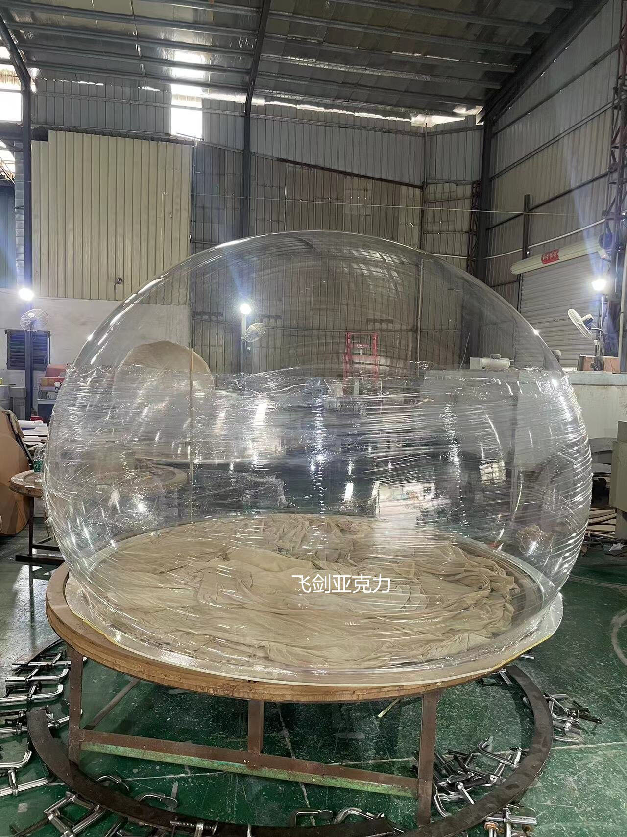 飞剑亚克力大肚子球亚克力大半球亚克力半球透明大圆球婚庆