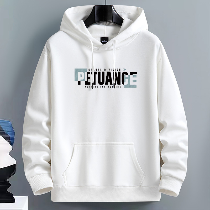 화이트 [얇은 후드 스웨트셔츠] A740