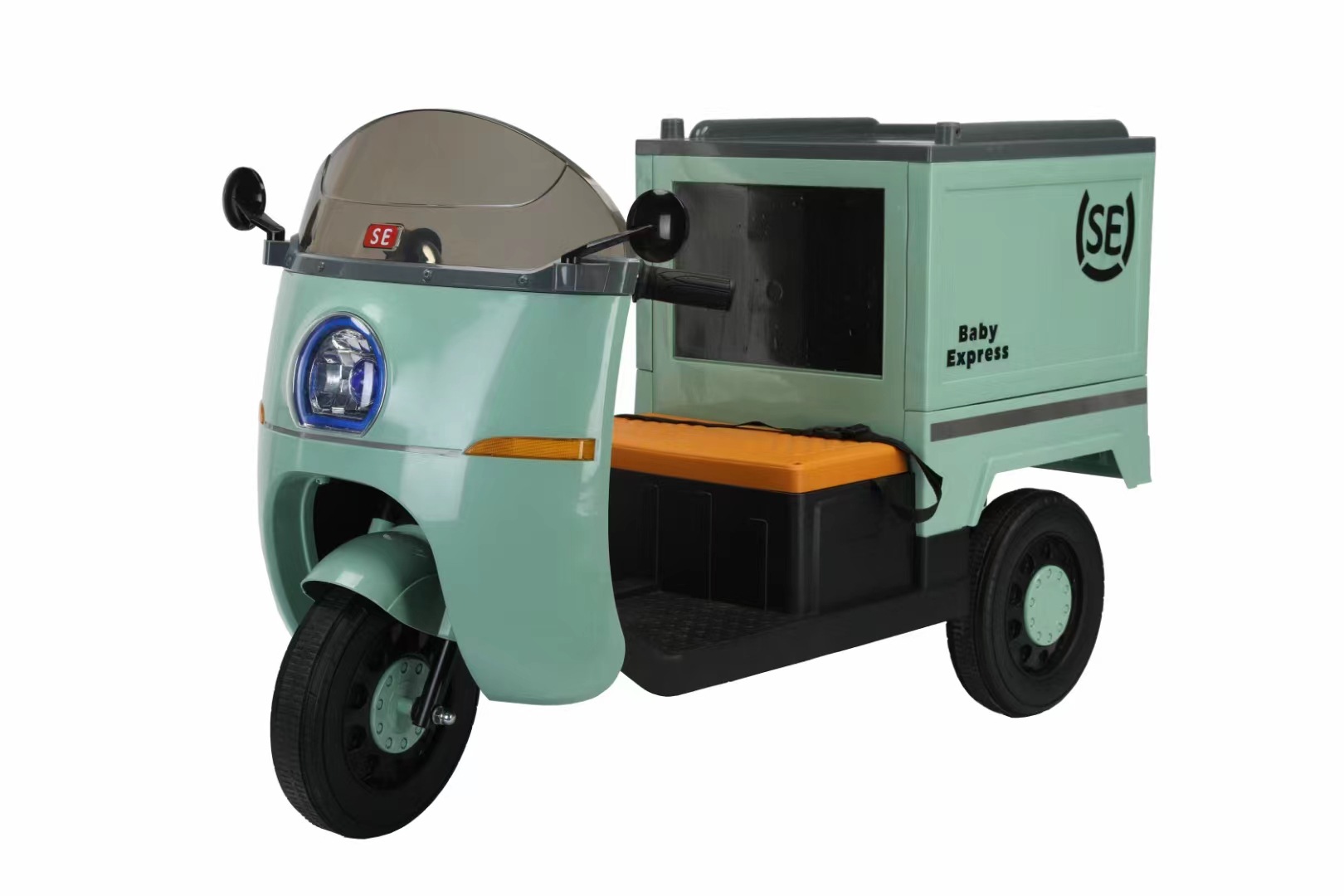 No shed 12v4.5 battery step on the accelerator green green
