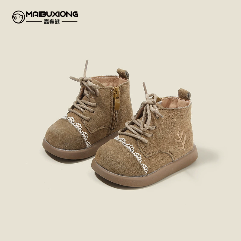Martens, demi-season children's low boots, footwear for early age for boys, shoes