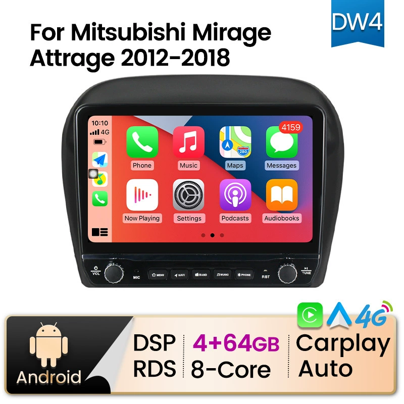 Suitable for Mitsubishi Mirage Attrage 12-18 Android large screen mid-controlled car navigation screen