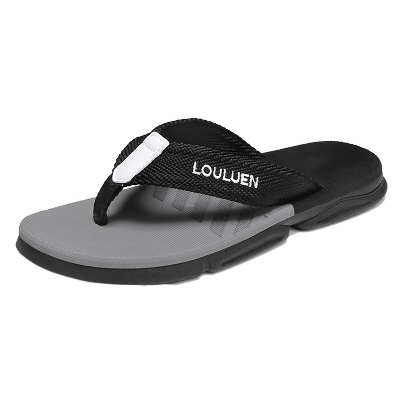 Lulu'an verano plataforma chanclas sandalias zapatillas de los hombres al aire libre desgaste antideslizante moda nuevos zapatos de playa zapatillas