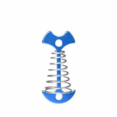 Outdoor Spring Fishbone Ground Nail Çadırlar - blue-single