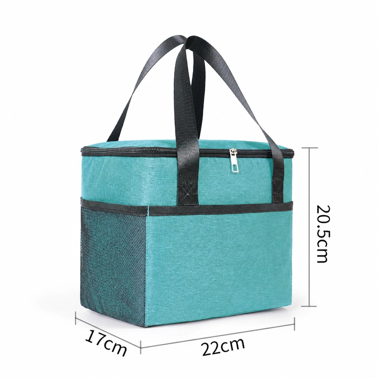 Bolsa de picnic portátil transfronteriza bolsa de hielo impermeable de tela de Oxford bolsa de trabajo con comida, bolsa de almuerzo térmica bolsa de almuerzo térmica