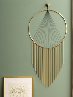 Scandinavian Accessible Luxury Metal Wall Decoration Wall Decoration Living Room Sofa Tv Background Wall Decoration Entrance Wall Hanging Pendant