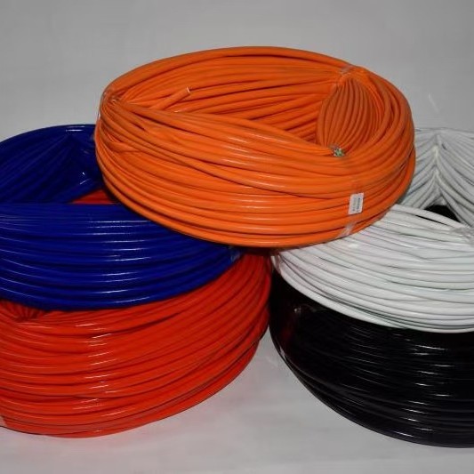 10mm玻璃纤维耐压4000V绝缘黑红黄绿橙白棕色硅胶管护系能源汽车