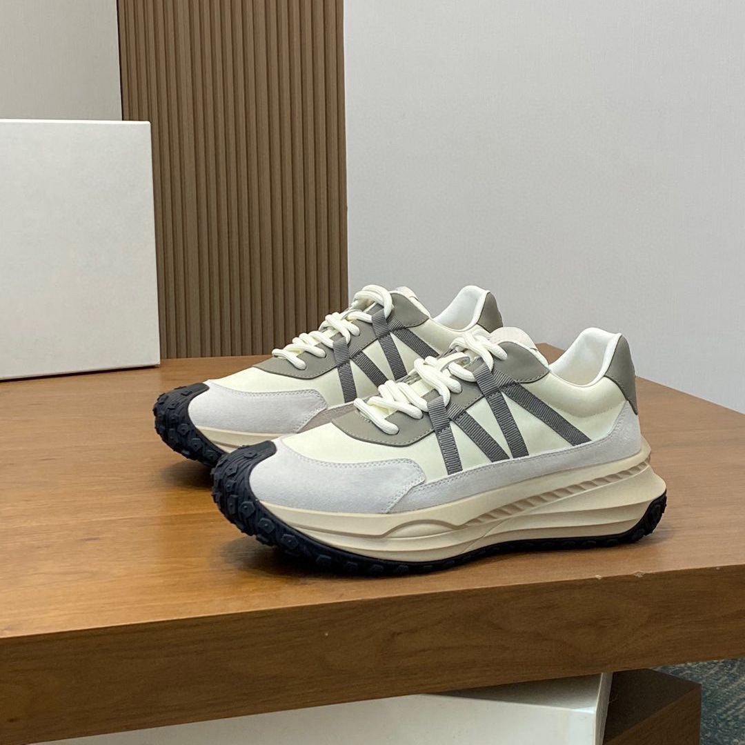 春秋季新款透气拼色男鞋厚底增高圆头时装休闲鞋个性舒适老爹鞋