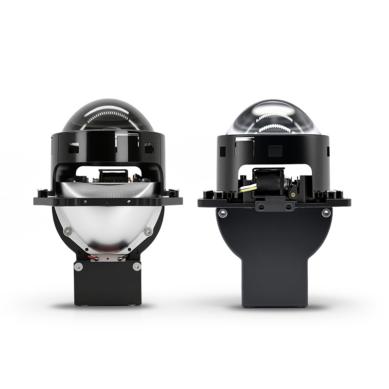 Transfronterizo 3 pulgadas M3 lente LED de doble luz 80W de alta potencia faro de automóvil doble taza de lámpara transformación en un todo