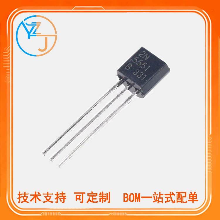 Новый транзистор с низким энергопотреблением TO92 2N5551 0.6A 160V NPN (100 штук)