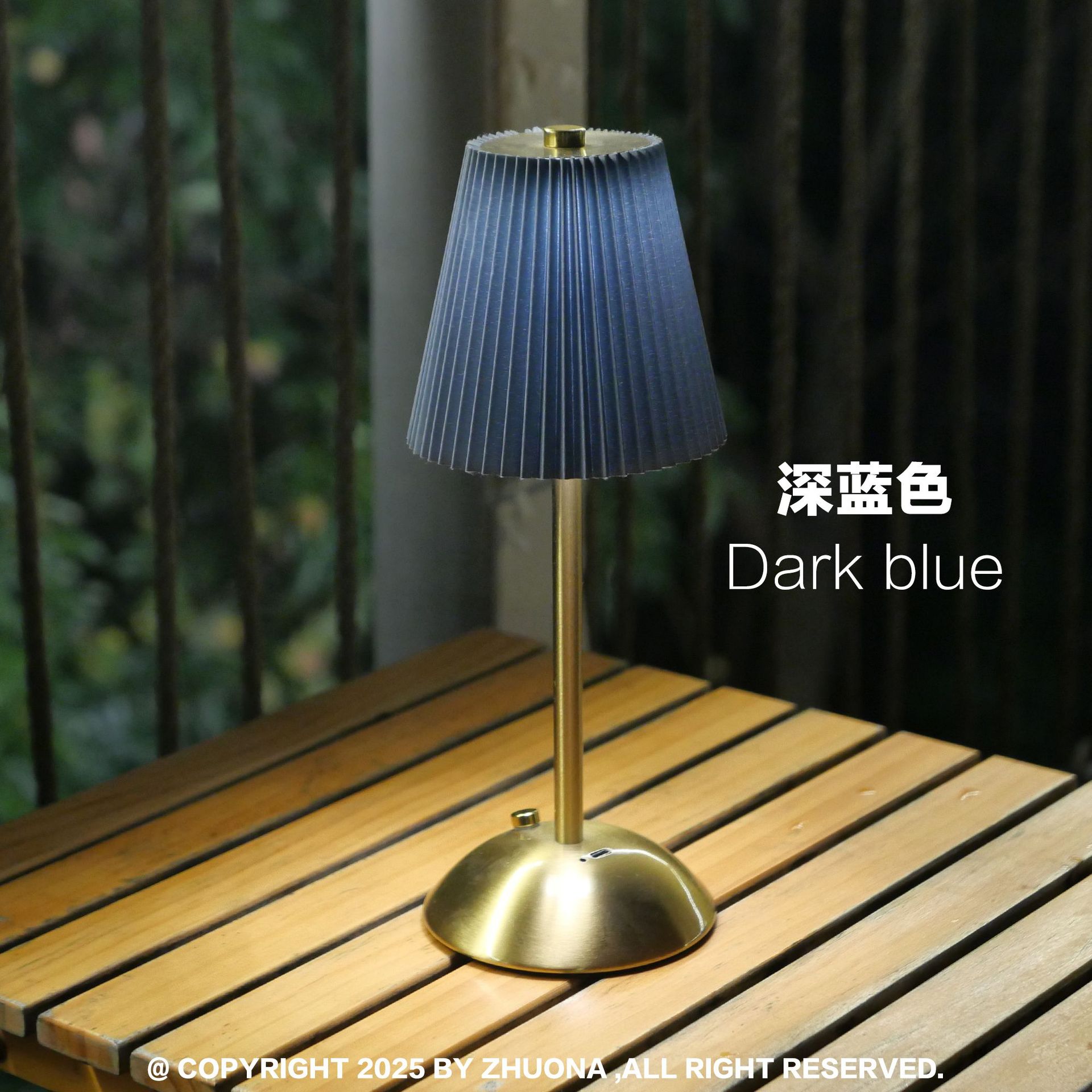 Lámpara de mesa de metal de tela más vendida de Amazon, decoración de carga LED, luz ambiental, restaurante USB, dormitorio, luz de noche junto a la cama