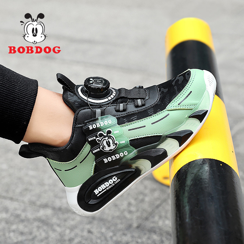 Babu Bean zapatos 2024 zapatos deportivos impermeables zapatos para correr para niños antideslizantes niños nuevos niños de cuero niños