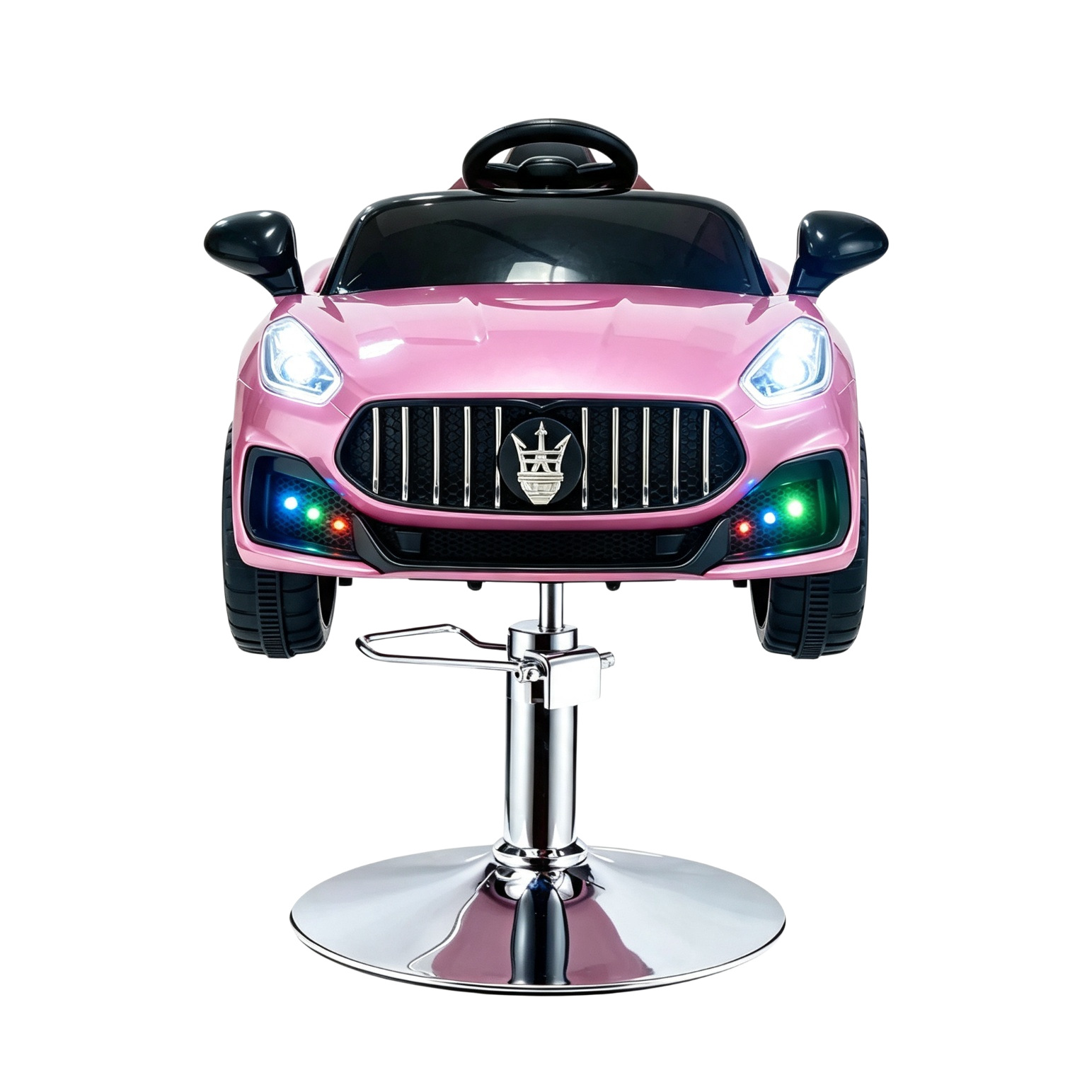 Silla de peluquería transfronteriza para niños silla de cabello giratoria silla de elevación salón de peluquería multifuncional asiento de automóvil de dibujos animados al por mayor image 102