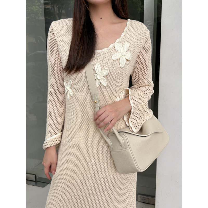 【王楚然同款】宫选元宝包头层牛皮枕头包单肩斜挎包通勤腋下包 - Thumbnail 9