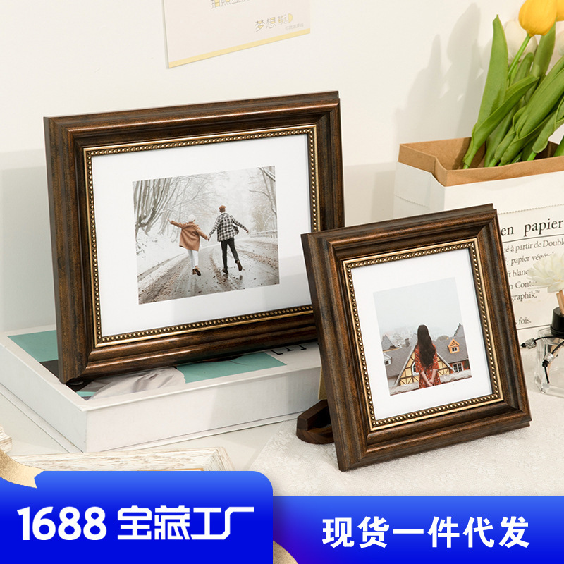 American retro creative photo frame table 6 inch 7 inch 8 inch 10 inch 12 inch frame wall washing photo frame