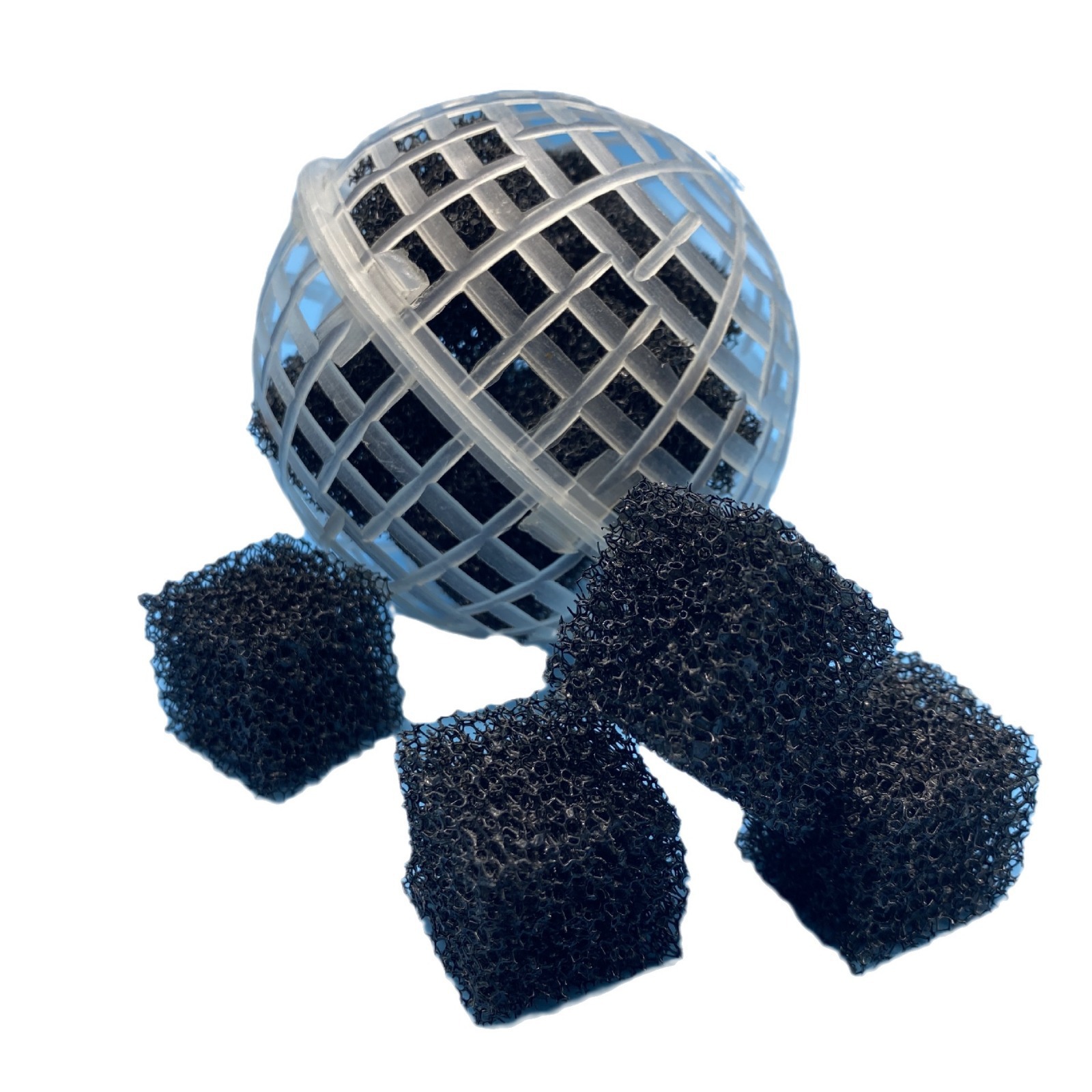 陶粒生物球填料 火山岩生产悬浮球载体填料 聚氨酯生物球载体填料