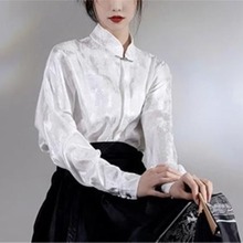改:新中式国风宋制汉服女装成人黑色马面裙套装日常2023新款加绒