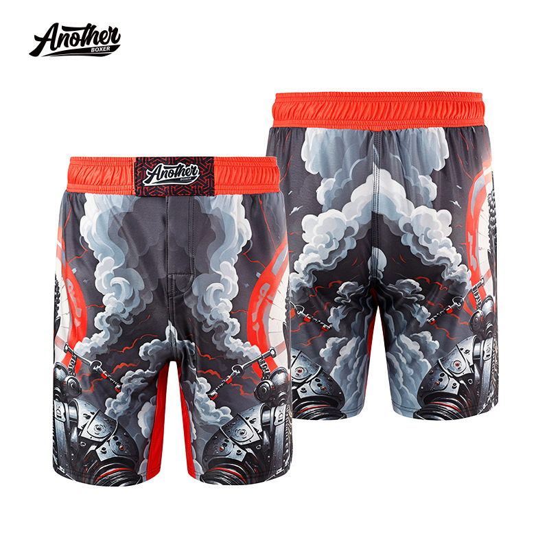 Anotherboxer Mechanical Buddha Mma Sanda Fighting Boxing Training Pants Fitness Sports Boxing Shorts