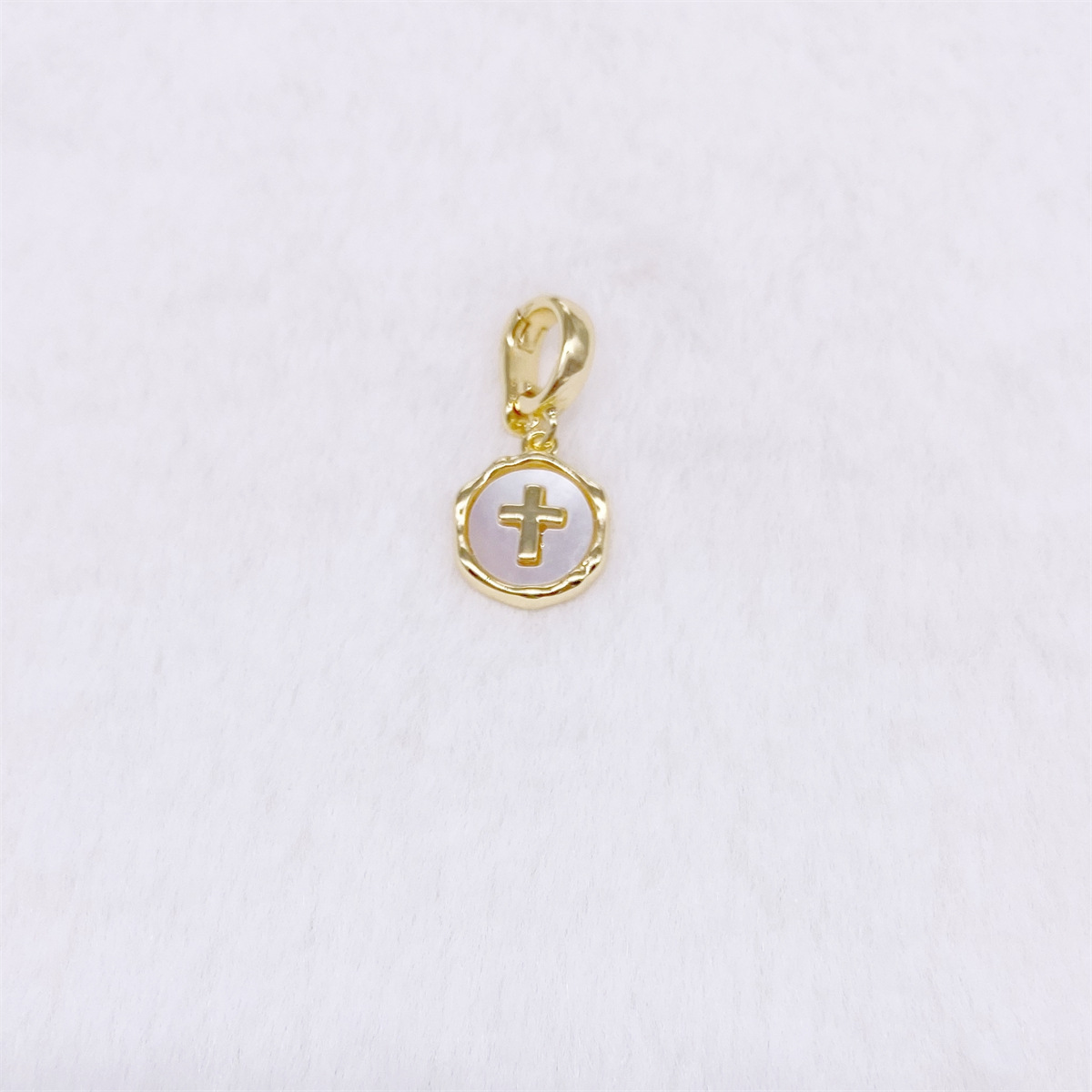 7g Weight Jewelry Buckle Jewelry Making Type DIY Jewelry Accessories Classification 1 Piece Quantity Copper Material Cross, Moon, Flower Pattern Plating Design Simple Style Style 1 Piece Copper Cross Moon Flower Jewelry Buckle 4