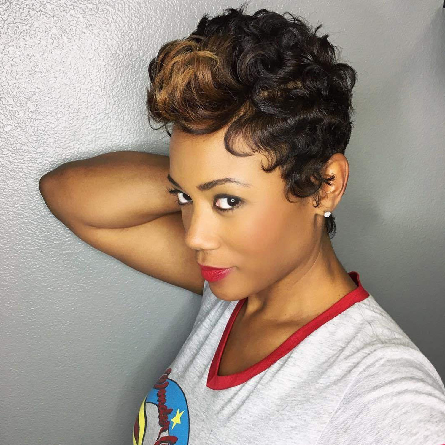 WIG-301H (negro + marrón)