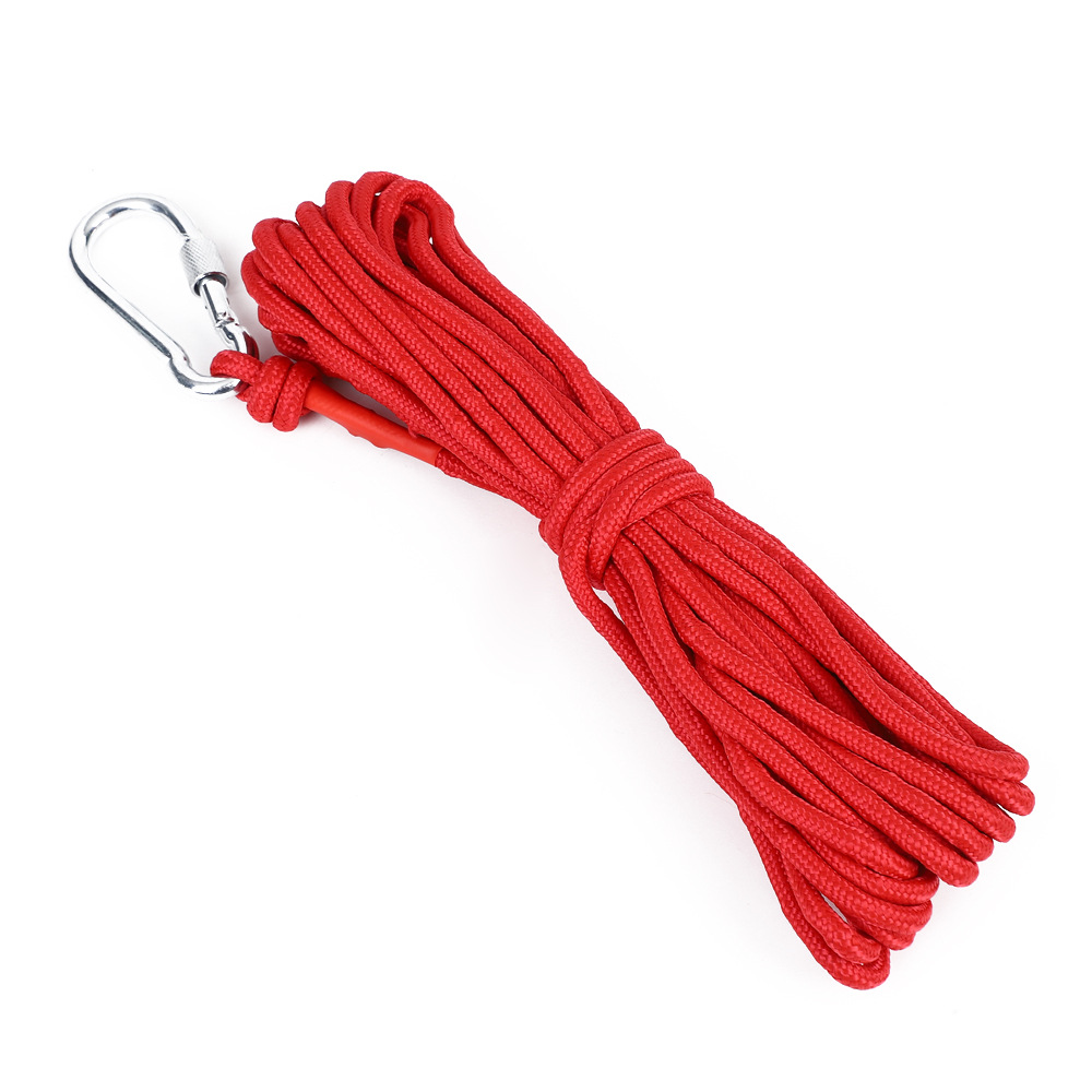 6*10 빨간색 로프 {버클이 있는 나일론 로프}