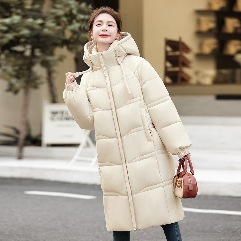 Long down Cotton Coat for Men and Women, Over-The-Knee, Thickened, New Winter Style, Loose Fit, Plus Size, Couple's Jacket, Cotton-Padded Outerwear Long down Cotton Coat for Men and Women, Over-The-Knee, Thickened, New Winter Style, Loose Fit, Plus Size, Couple's Jacket, Cotton-Padded Outerwear