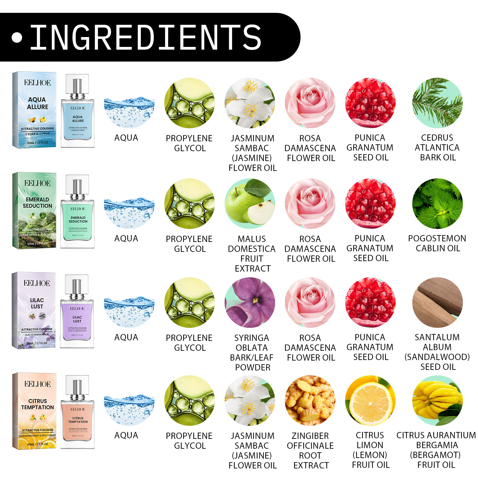 EELHOE Cupid Perfume Series Long-lasting Fragrance Couple Dating Fragrance Natural and Fresh to Take With You_voghion.com