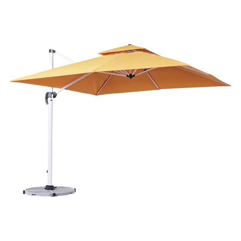 Sombrilla de jardín para exportación, modelo para patio, sombrilla romana para restaurante, hotel, cafetería, sombrilla hidráulica.