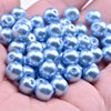 Glossy accessory, beads from pearl, 8mm, wholesale