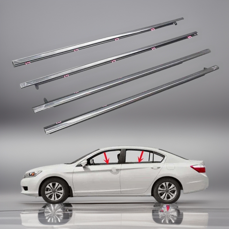 Suitable for 14-18 Models of the Ninth Generation Accord, Window Glass Outer Pressure Strips, Door Outer Water Sealing Strips