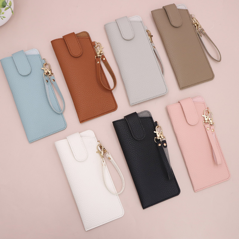 Wholesale In-Stock Summer Sunglasses Glasses Case with Strap, Convenient Sunglasses Storage Hanging Accessory, High-Value Hanging Case Glasses Box