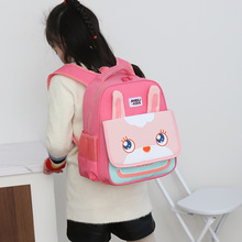 2024年新款韩版立体卡通小学生书包男女童背包可爱兔子小熊双肩包