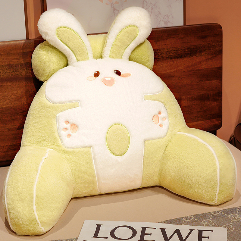 Almohada de respaldo grande para cama, suave y lavable para lectura