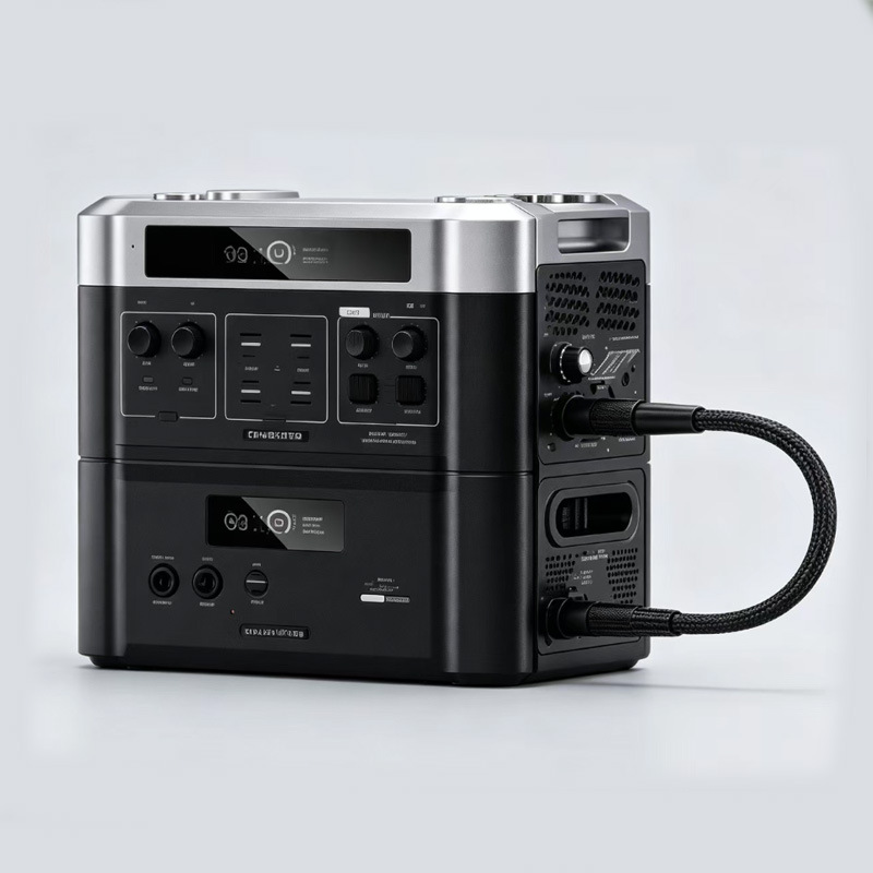 Batería de fosfato de hierro de litio para camping RV batería de almacenamiento de energía 3600W fuente de alimentación al aire libre de alta potencia 2048Wh