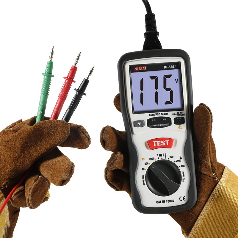 批发DT-5301回路电阻测试仪 CEM华盛昌LOOP/PSC 测试仪 DT5301
