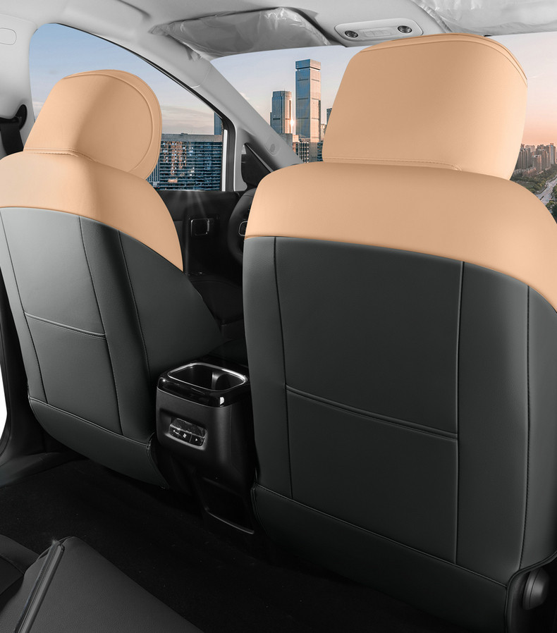 Wuling Starlight 730 Special Seat Cover for New Energy Pure Electric Plug-In Hybrid, Full Coverage Car Seat Cover, Four-Season Leather Seat Cushion Cover