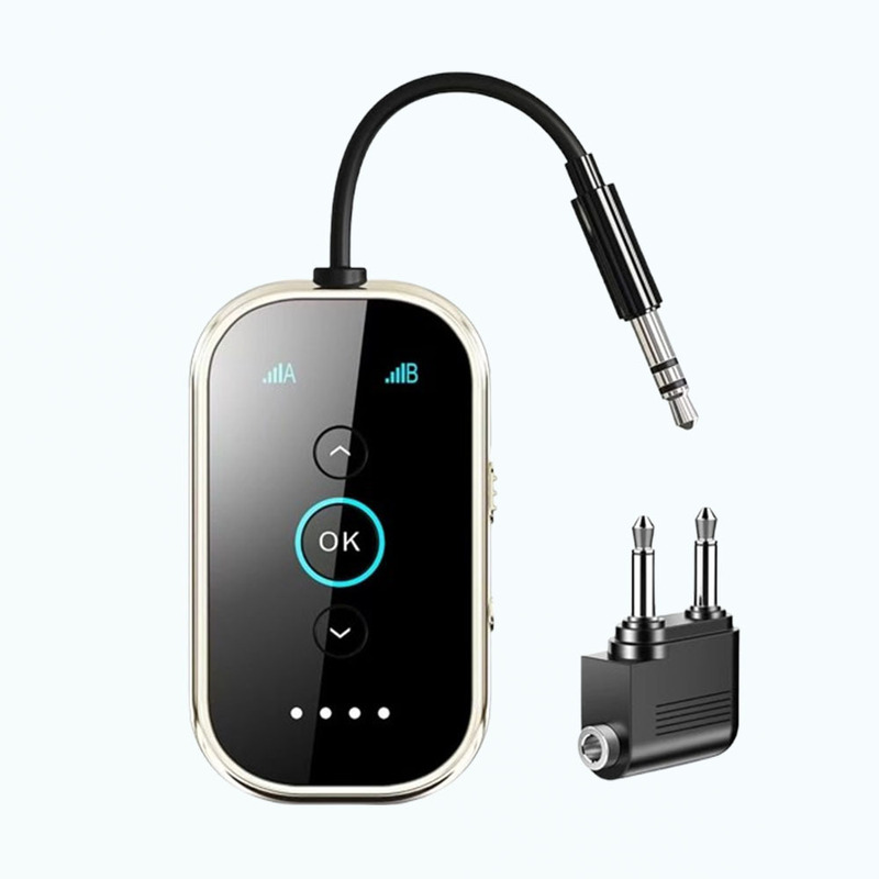 Bluetooth トランスミッター 3.5AUX カーオーディオレシーバー Bluetooth レシーバーオーディオ航空機ヘッドセット T3|undefined