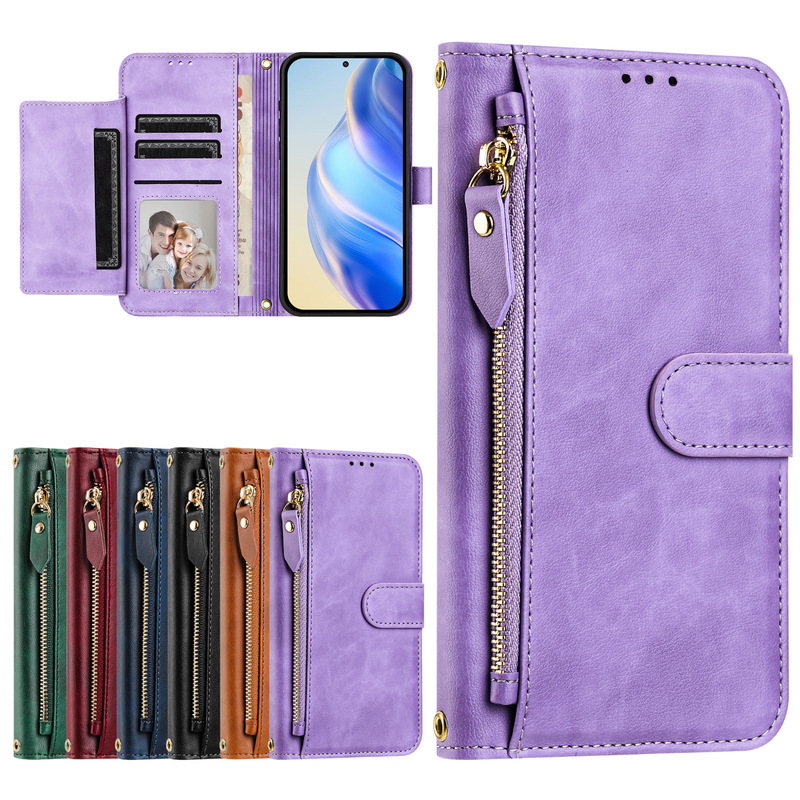 Suitable for Motorola G67Power Zipper Card Holder Protective Case Wallet Phone Case Edge 70+